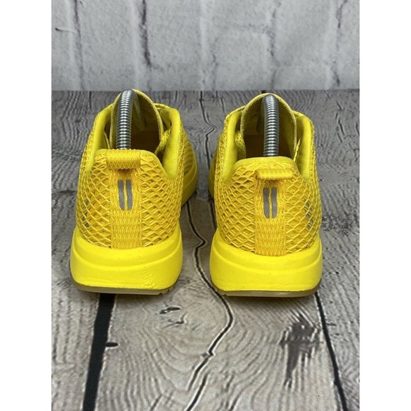 NOBULL Diamond Mesh Runner Shoes Lemon Drop Yellow Mens 7.5 Womens 9 Not Neon - Picture 4 of 13
